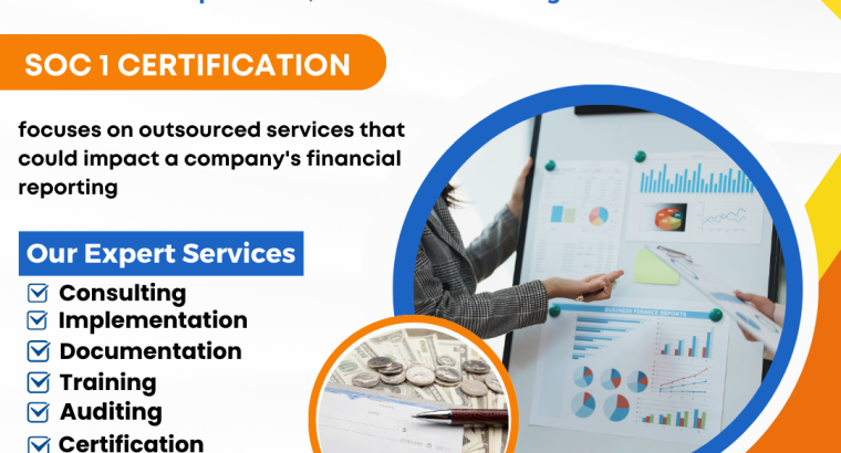 Get SOC 1 Certification in USA with B2BCERT Support