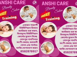 Anshi Care – Beauty Parlour – Khardah – Sodepur