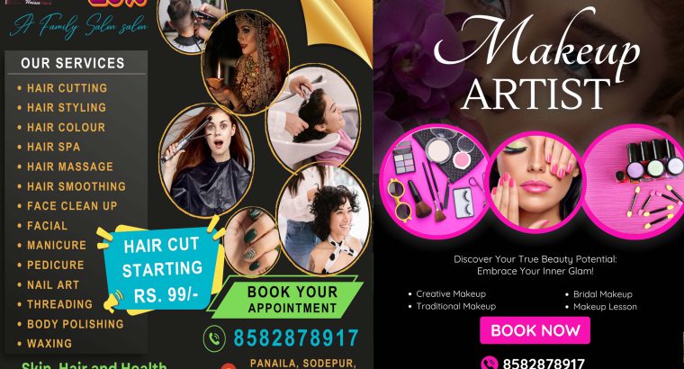 Anshi Care – Beauty Parlour – Khardah – Sodepur