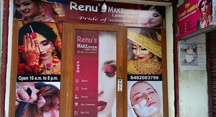 Renu’s makeover ..Ladies salon – Khardah – Kolkata
