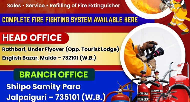 Fire Safety Equipment – Malda – English Bazar – Jalpaiguri – Fire End