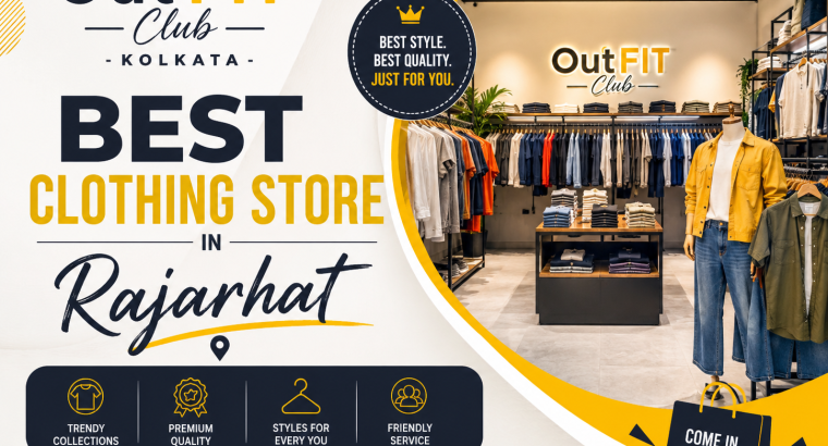 OutFIT Club – Kolkata | Clothing Store In Chinar Park | Best Clothing Store In Chinar Park