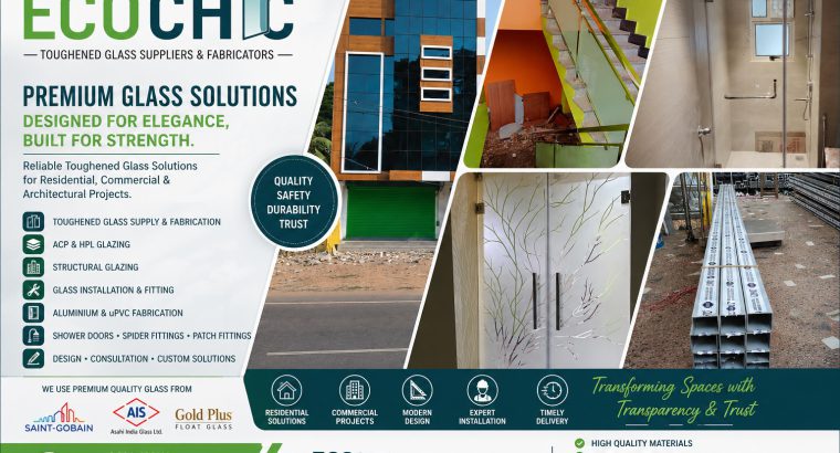 Best Toughened Glass suppliers and fabricator salt lake newtown – Ecochic