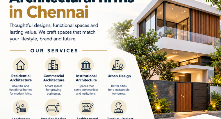 Designing Better Spaces with Architectural Firms in Chennai